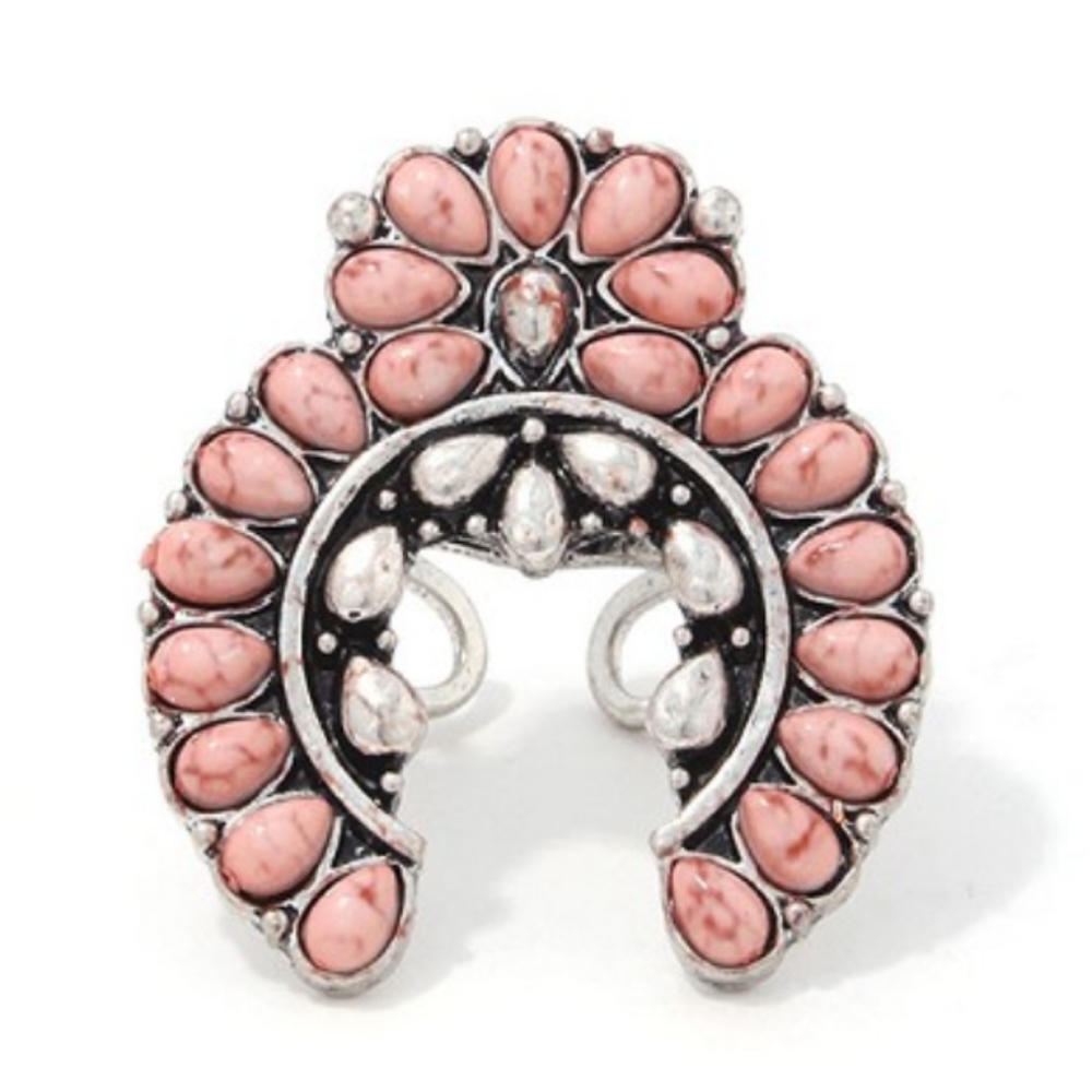 Native inspired Cuff Ring